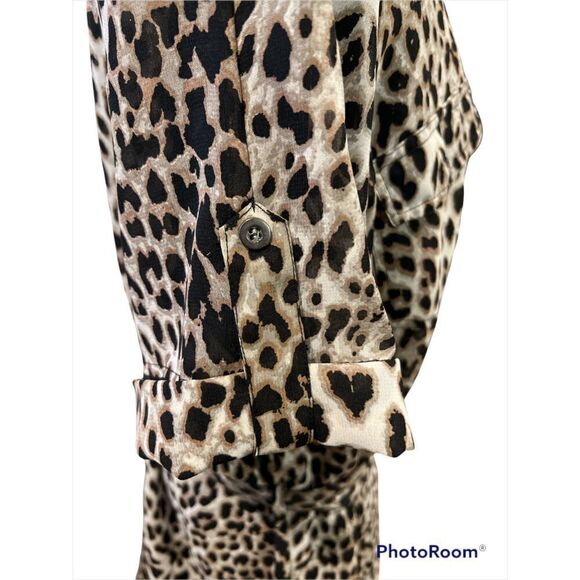 Short Sleeve Leopard Print Belted Dress by Fashion to Figure - Picture 5 of 10